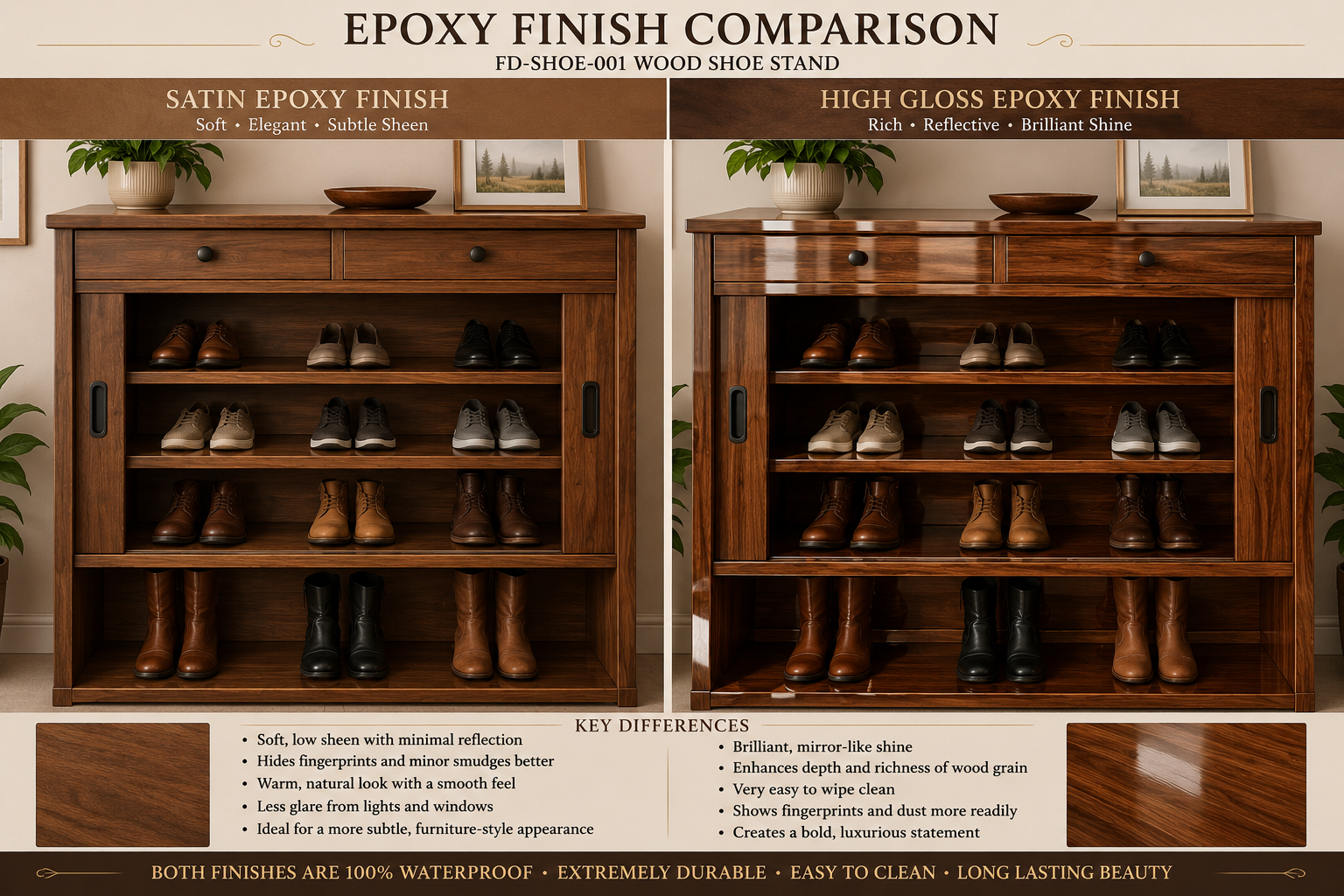Wide shoe rack furniture design preview